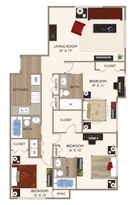The Stanbery Floor Plan Image